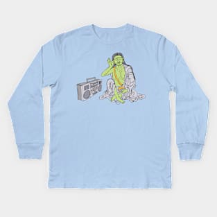 Milarepa's Boombox Kids Long Sleeve T-Shirt